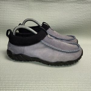 Teva Oraibi Leather Outdoor Shoes Fleece Lined Mules Women’s Size 8 6853 Blue